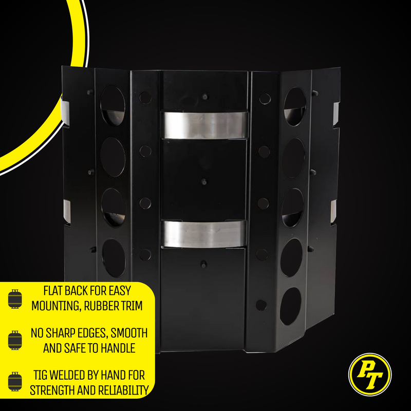 Load image into Gallery viewer, Sumatra MARINE Bracket for 20 lb. Steel BBQ Propane Tank
