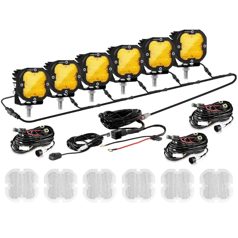 Load image into Gallery viewer, XP-ULTRA Series 3 Inch 80W 9600LM LED Pods Lights White&amp;Amber

