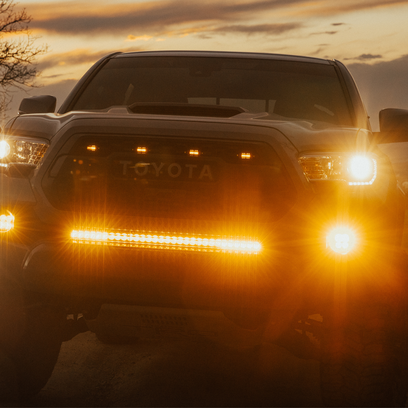 Load image into Gallery viewer, Toyota Tacoma - Behind The Grille - 30 Inch Light Bar - Amber Lens
