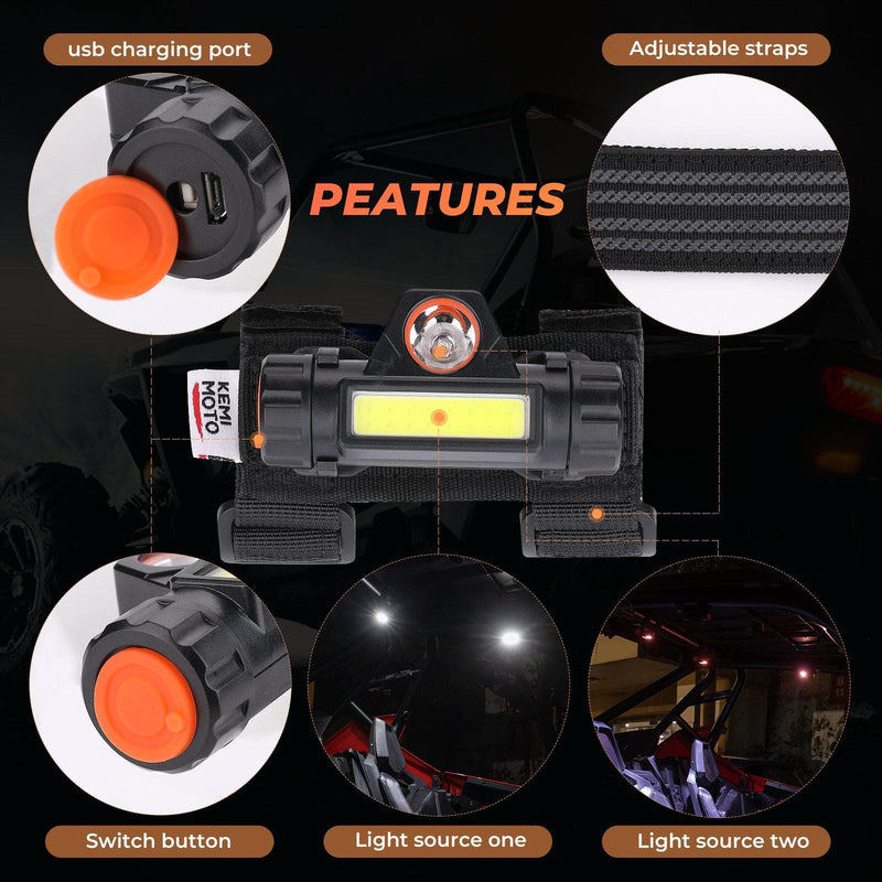 Load image into Gallery viewer, UTV Universal Interior Lights for 1.25-2" Roll bar
