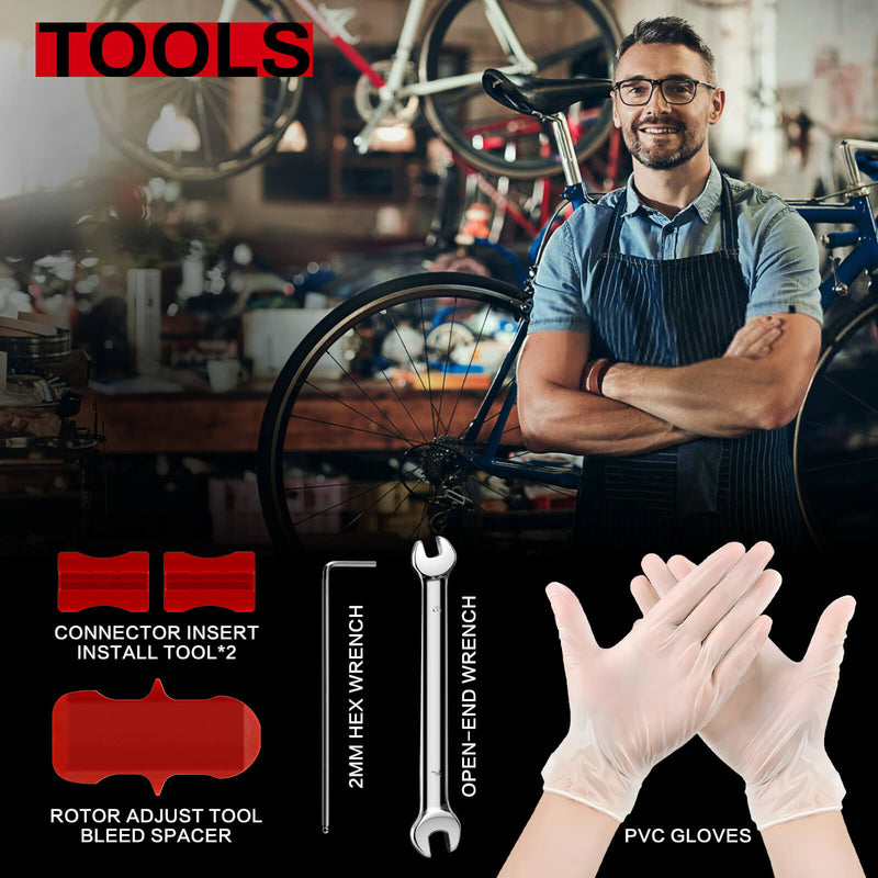 Load image into Gallery viewer, Hydraulic Brake Mineral Oil Bleed Kit For Shimano, Tektro, TRP
