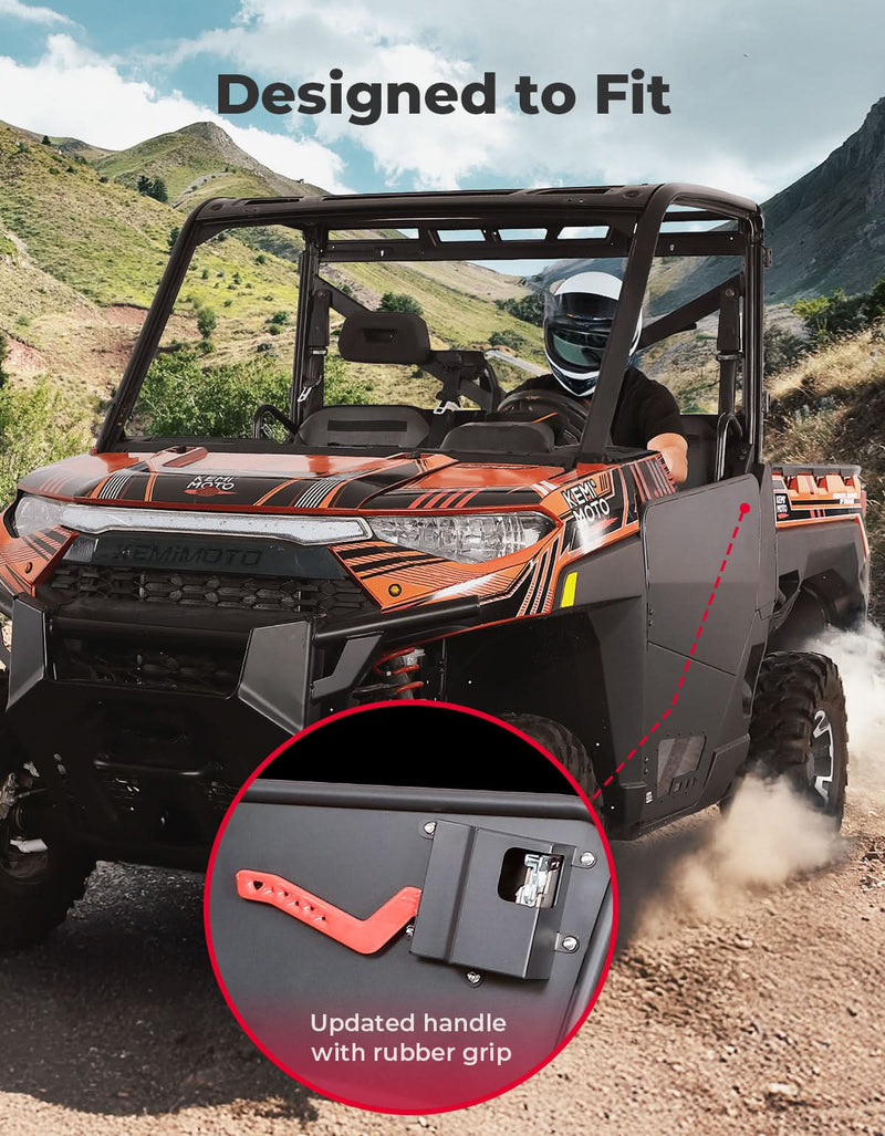 Load image into Gallery viewer, UTV Aluminum Half Door for Ranger XP 1000 2018-2025
