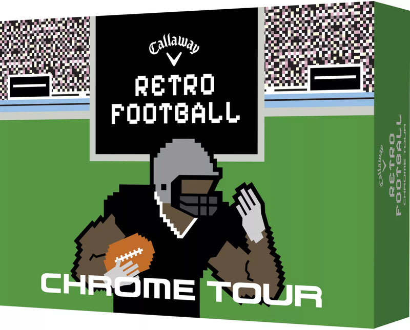 Load image into Gallery viewer, Callaway 2024 Chrome Tour Retro Football Truvis Golf Balls
