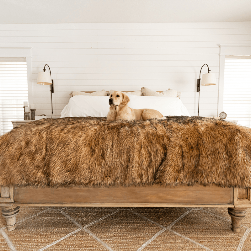 Load image into Gallery viewer, PupProtector™ Waterproof Throw Blanket - Sable Tan
