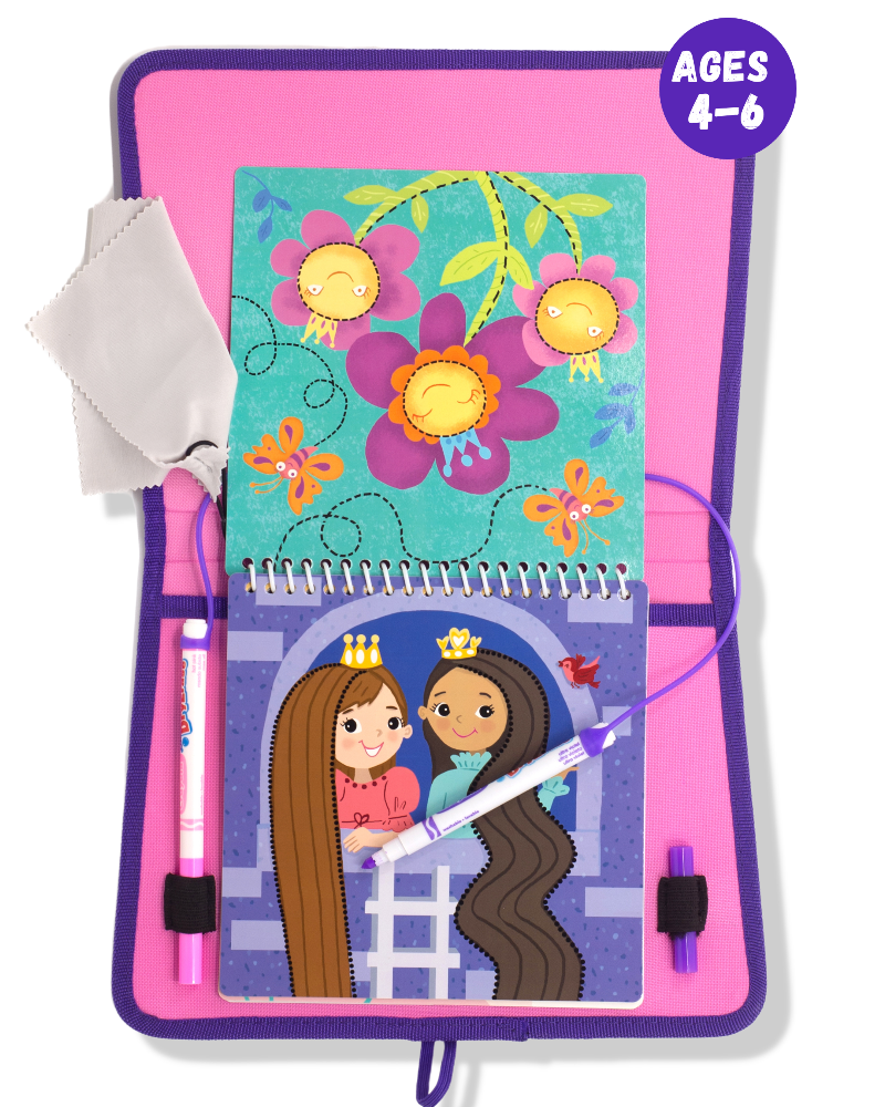 Load image into Gallery viewer, Totebook Kids Dry Erase Travel Activity Book
