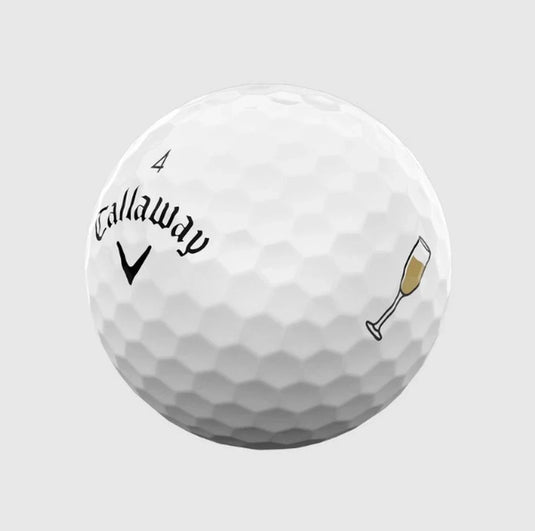 Callaway 2025 Supersoft 12 Cheers Logo Golf Balls