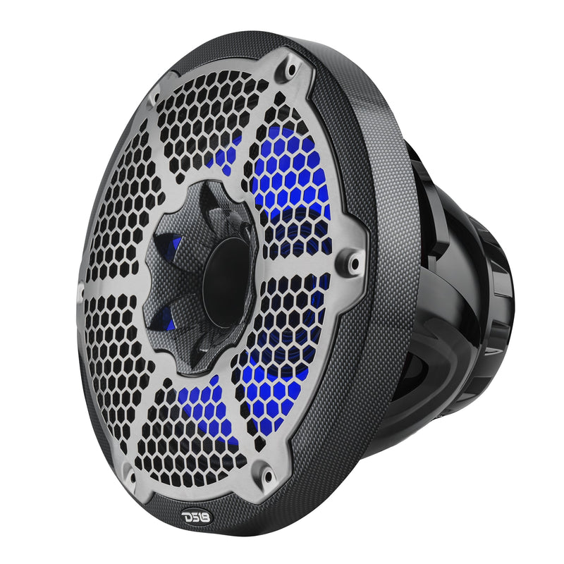 Load image into Gallery viewer, 10” Marine 2-Way Hybrid Speaker with RGB LED, Compression Driver and Neodymium Magnet | 450W RMS 4-Ohm
