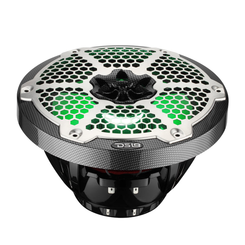 Load image into Gallery viewer, 8” Marine 2-Way Hybrid Speaker with RGB LED, Compression Driver and Neodymium Magnet | 350W RMS 4-Ohm

