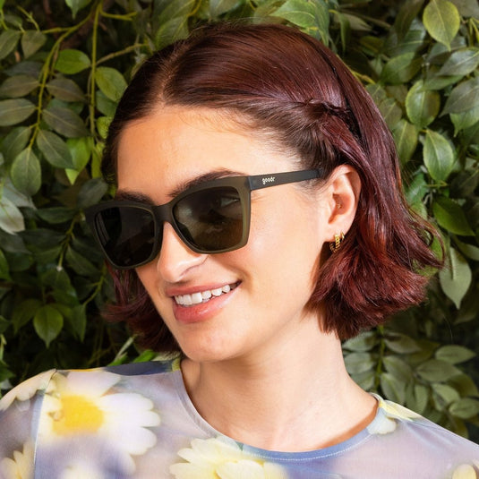 "Garnish Me In Greens" Polarized Pop G Sunglasses