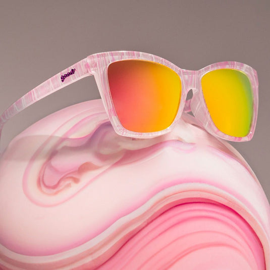 "Living In A Material Swirl" Polarized Pop G Sunglasses