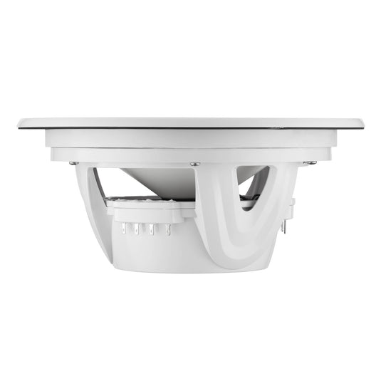Luxury 8” 2-Way Marine Coaxial Speaker with Digital LED Lights and Flush Magnetic Mount Grille | 175W RMS 4-Ohm