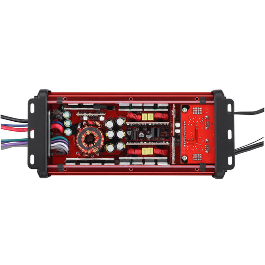 NXL 4-Channel Full-Range Class D Waterproof IP67 Marine and Powersports NANO Amplifier with Bluetooth 5.1 Receiver Built-In