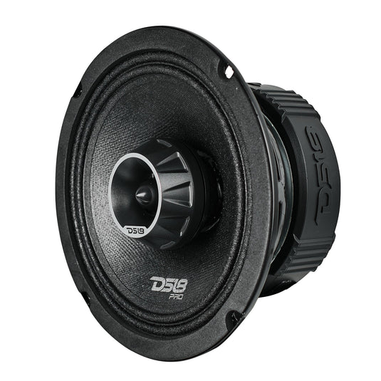 PRO-ZT 6.5" Coaxial Mid-Range Loudspeaker with Water Resistant Cone Built-in Bullet Tweeter and Grill | 225W RMS 4-Ohm