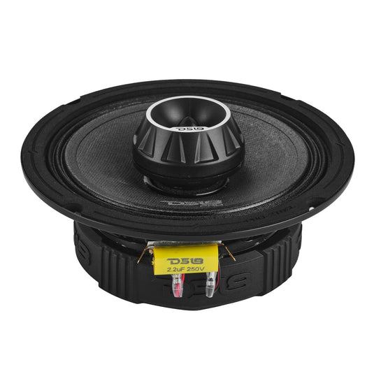 PRO-ZT 6.5” Slim Coaxial Mid-Range Loudspeaker with Water-Resistant Cone Built-in Bullet Tweeter | 200W RMS 4-Ohm