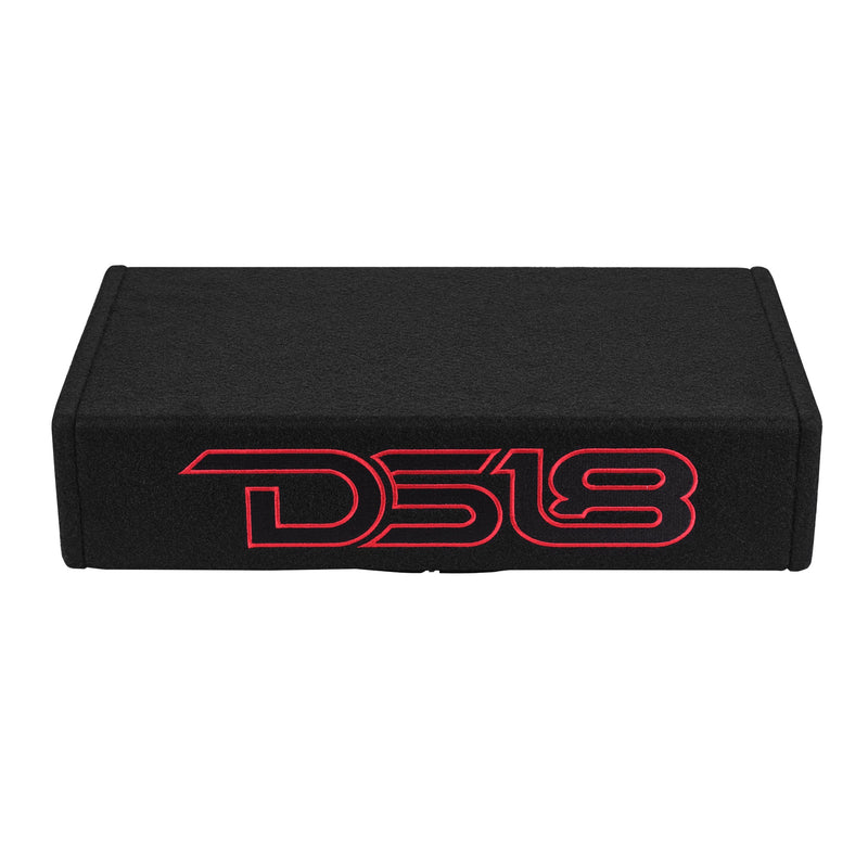 Load image into Gallery viewer, 10” Amplified Shallow Subwoofer Enclosure for Pickup Trucks
