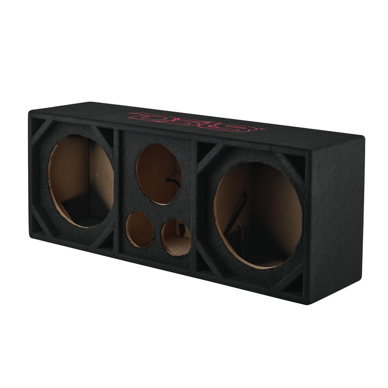 Load image into Gallery viewer, Dual 10” + Dual 4” Tweeter + 2” Driver Ported Empty Voceteo Enclosure | Speakon-Ready
