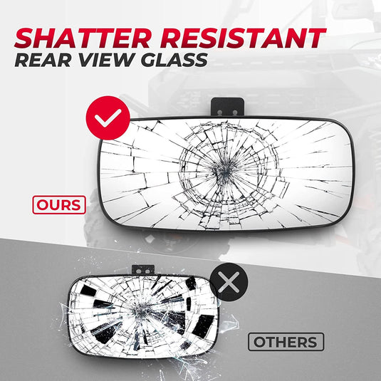 UTV Rear View Mirror for Polaris Ranger 500 570 900 XP 1000 XP/Crew 2017-2025