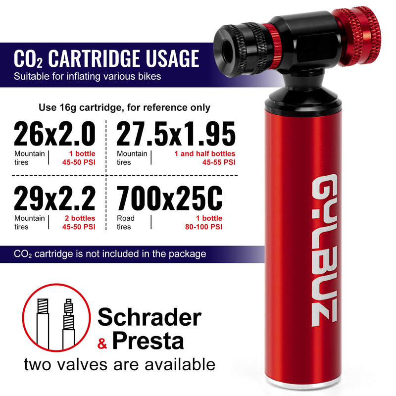 Load image into Gallery viewer, CO2 Bike Tire Inflator
