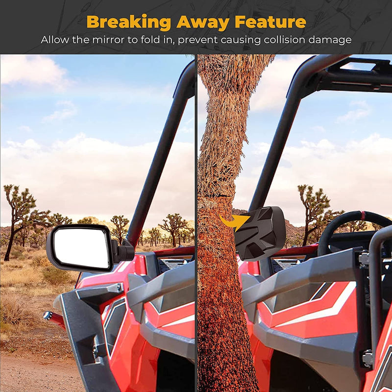 Load image into Gallery viewer, Folding Side Mirrors for Polaris RZR XP 900 1000 Turbo 2014-2023
