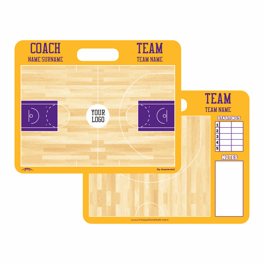Custom NBA Basketball Coaching Board 15.7 x 12.6 in (Magnetic)