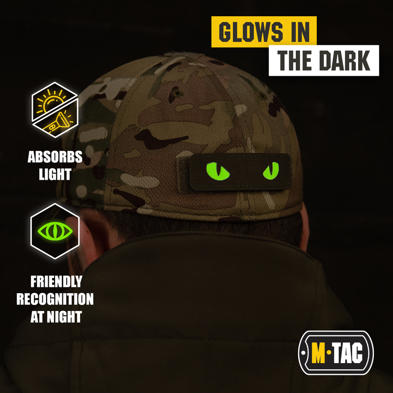 Load image into Gallery viewer, M-Tac Patch Cat Eyes Laser Cut
