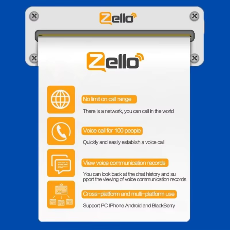 Ruyage Radio Zello Walkie-Talkie(ZL60)
