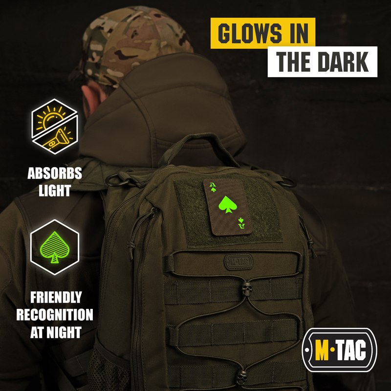 Load image into Gallery viewer, M-Tac patch Ace of Spades Laser Cut
