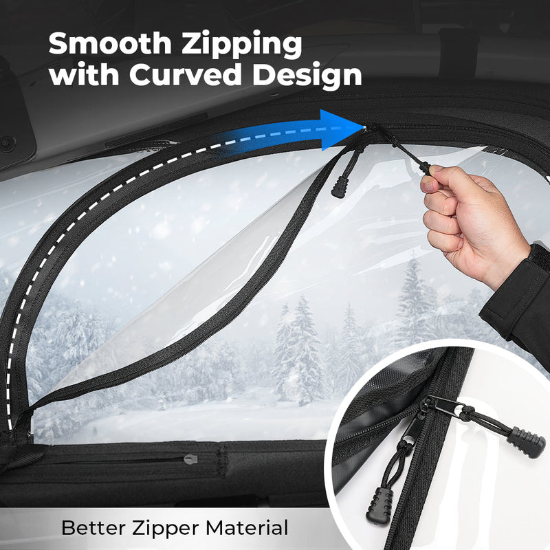 Load image into Gallery viewer, UTV Soft Upper Door Cab Enclosure Set for Polaris RZR XP 1000 / Turbo 2014-2023
