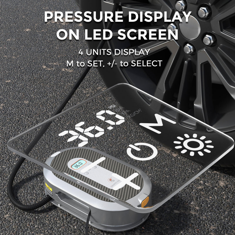 Load image into Gallery viewer, Retractable Car Tire Inflator
