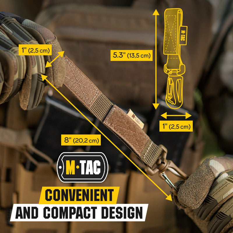 Load image into Gallery viewer, M-Tac Key Holder for Belt with Carabiner Key Clip
