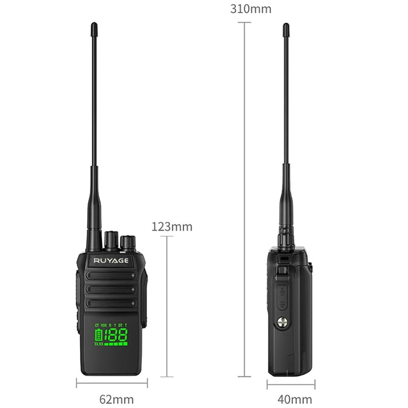 Load image into Gallery viewer, Ruyage T40 IP67 Waterproof Rugged Long Range Two Way Radio Walkie Talkie
