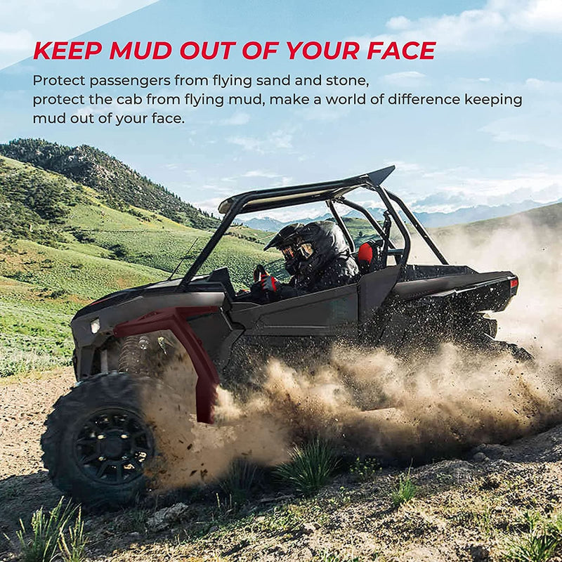 Load image into Gallery viewer, Extended Front Full Mud Flaps 2PCS for Polaris RZR XP 1000 / TURBO
