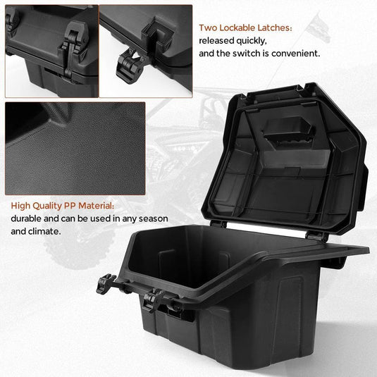 UTV 42QT Rear Cargo Storage Box for Polaris RZR PRO XP /XP 4