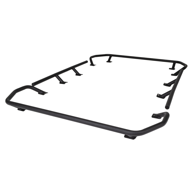 Load image into Gallery viewer, Go Rhino SRM300 Quad Overland Rail Kit (For 60x40in. Rack) - Tex. Blk (Rails ONLY - Req. Platform)
