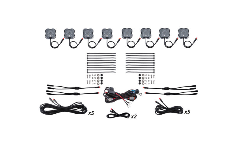Load image into Gallery viewer, Diode Dynamics Stage Series RGBW LED Rock Light Kit (8-pack)
