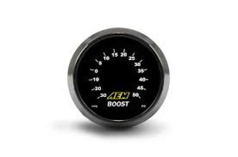Load image into Gallery viewer, AEM Electronics 52mm Digital Boost Gauge 50 PSI
