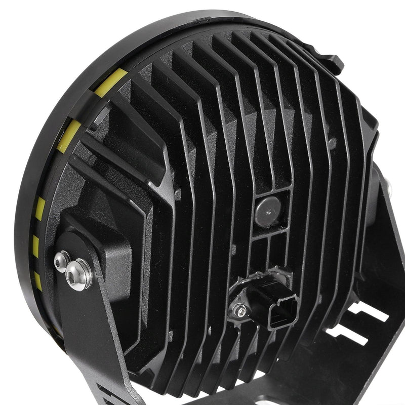 Load image into Gallery viewer, (2pcs/set) 7 Inch Round LED Driving Light Black Cover Light Shield Cover
