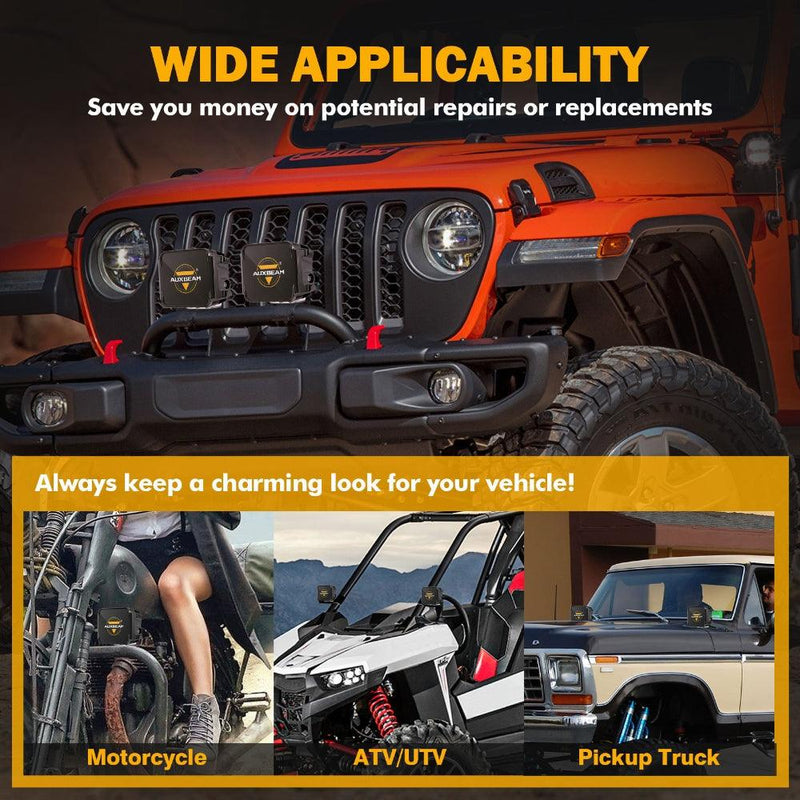 Load image into Gallery viewer, 3 Inch LED Driving Light Black Cover Light Shield Cover
