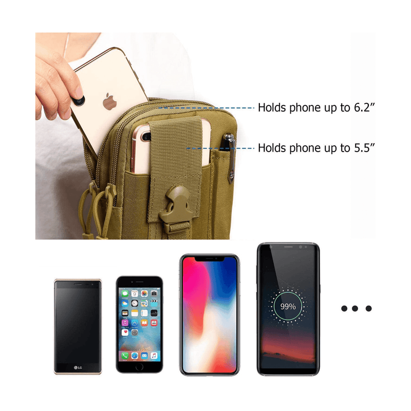 Load image into Gallery viewer, Tactical MOLLE Pouch &amp; Waist Bag for Hiking &amp; Outdoor Activities
