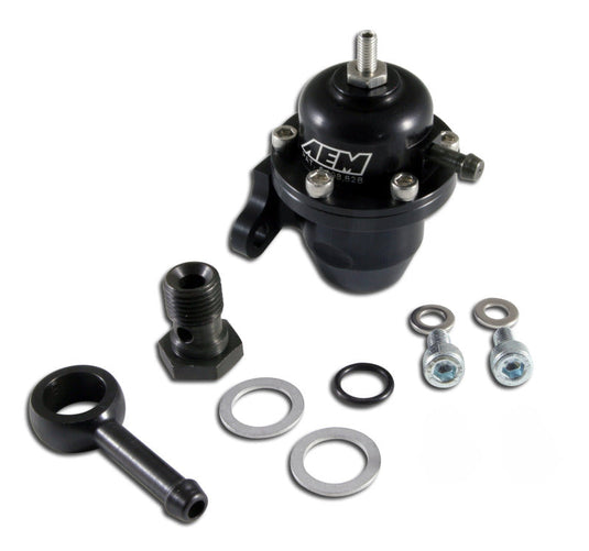 AEM Electronics Fuel Pressure Regulator Black Honda Acura