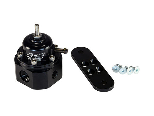 AEM Electronics Universal Fuel Pressure Regulator Black