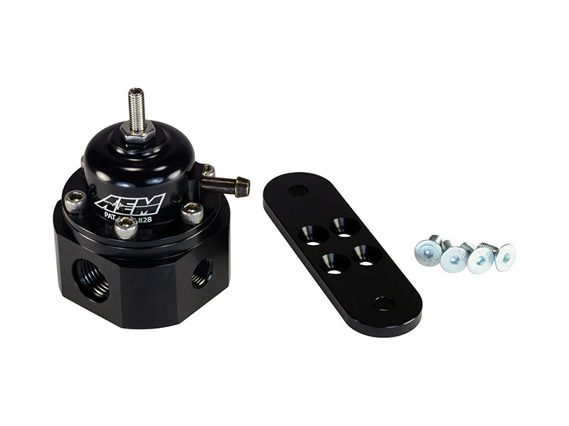 Load image into Gallery viewer, AEM Electronics Universal Fuel Pressure Regulator Black
