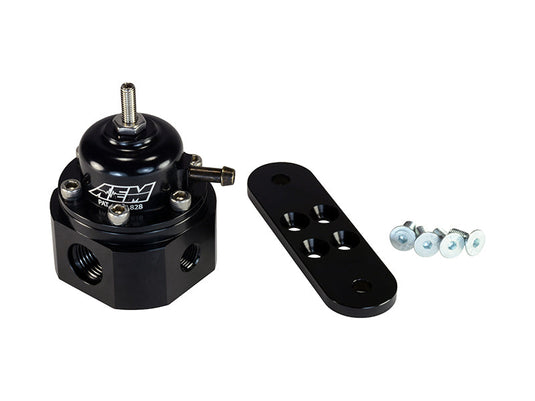 AEM Electronics Universal Fuel Pressure Regulator Black