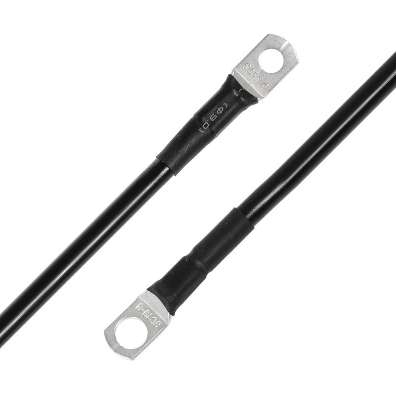 Load image into Gallery viewer, 7FT 7AWG Battery Cables Tinned Copper Ring Terminal Lugs Battery Wires
