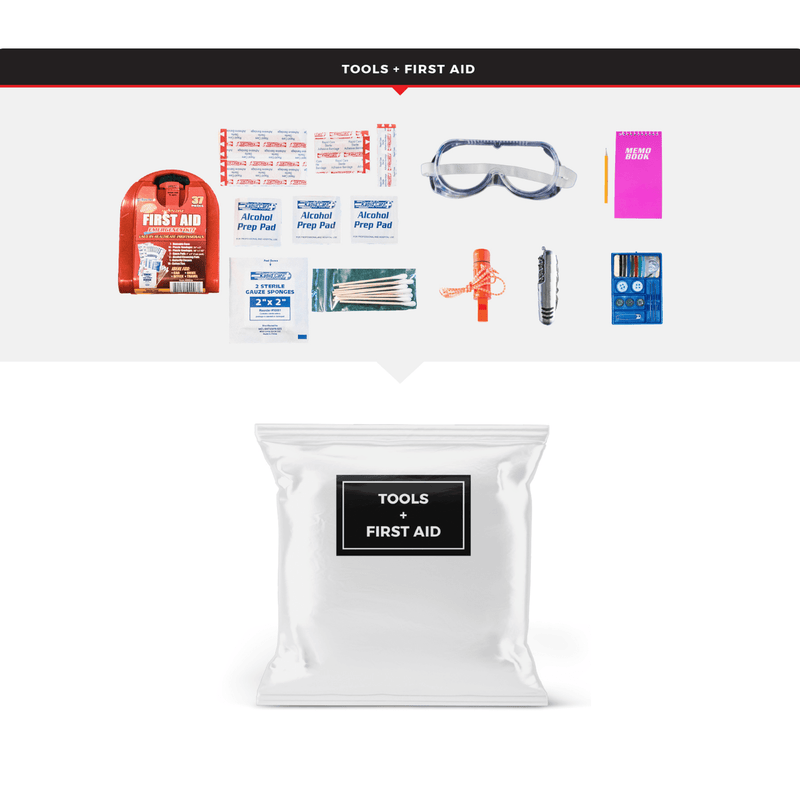 Load image into Gallery viewer, WSK Essential Survival Kit for Up To 4 People plus Rolling Bag
