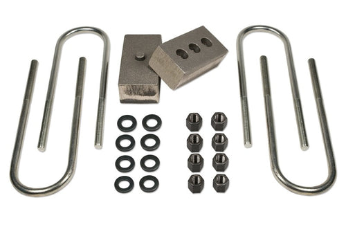 Tuff Country 03-12 Dodge Ram 3500 4wd (w/3.5in Rear axle) 2in Rear Block & U-Bolt Kit