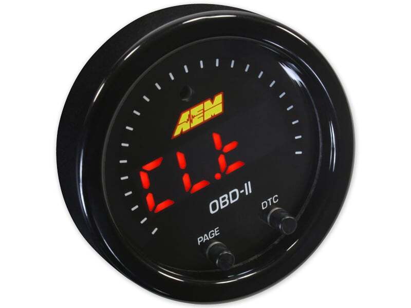 Load image into Gallery viewer, AEM Electronics X-Series OBDII Digital Datastream Gauge Black Bezel &amp; Black Face plate
