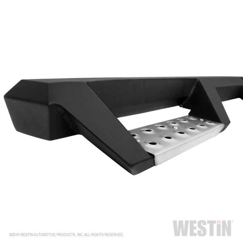 Load image into Gallery viewer, Westin/HDX 2018 Jeep Wrangler JL Unlimited Drop Nerf Step Bars - Textured Black
