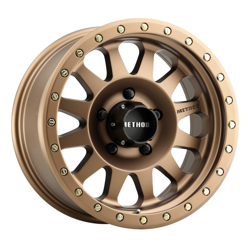 Load image into Gallery viewer, Method MR304 Double Standard 15x8 -24mm Offset 5x4.5 83mm CB Method Bronze Wheel
