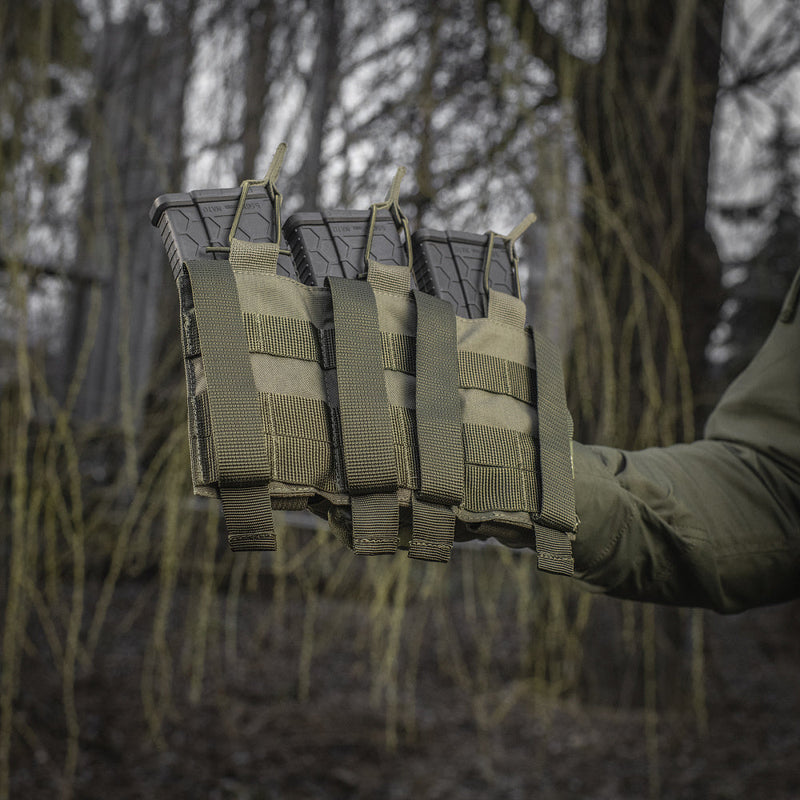 Load image into Gallery viewer, M-Tac Elastic Triple Mag Pouch Elite
